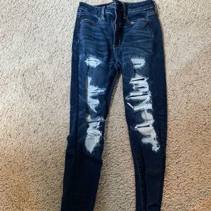 American Eagle Super High Waisted Jeans